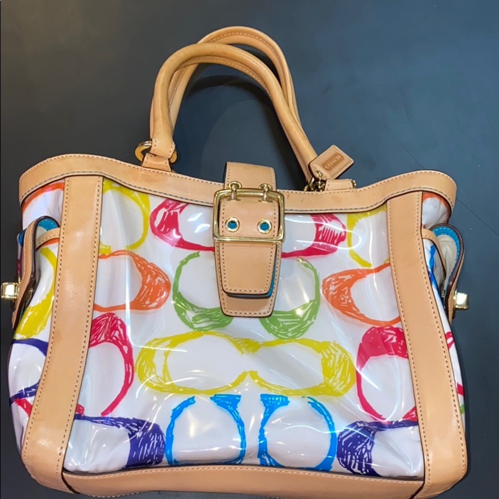 Y2K colorful coach small hand bag